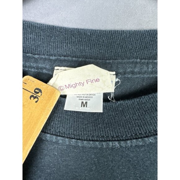 Vintage Y2K Shaun Of The Dead Movie Promo Rare Art Zombie Blood Medium T Black - Picture 6 of 8